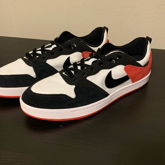 Men’s Nike SB Alleyoop “Black Toe Chicago” Size-12 Red Black White (CJ0882 102) - Picture 2 of 9